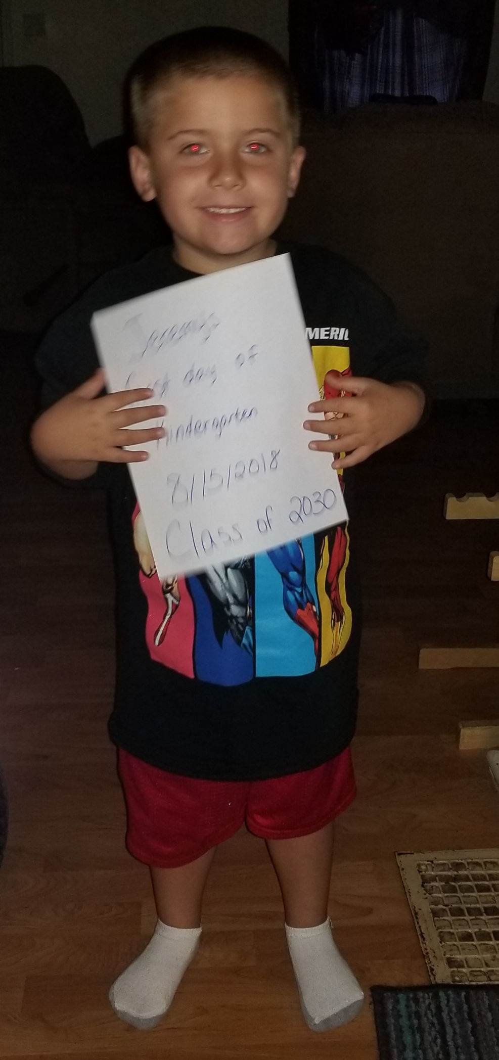 Jeremy's first day